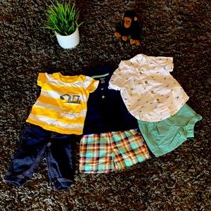 Bundle of 3 Carter matching sets - Boys 6 months